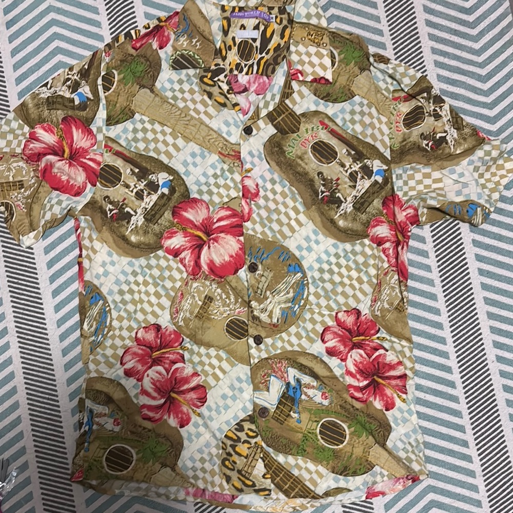 Tropical Floral Men's Shirt unisex